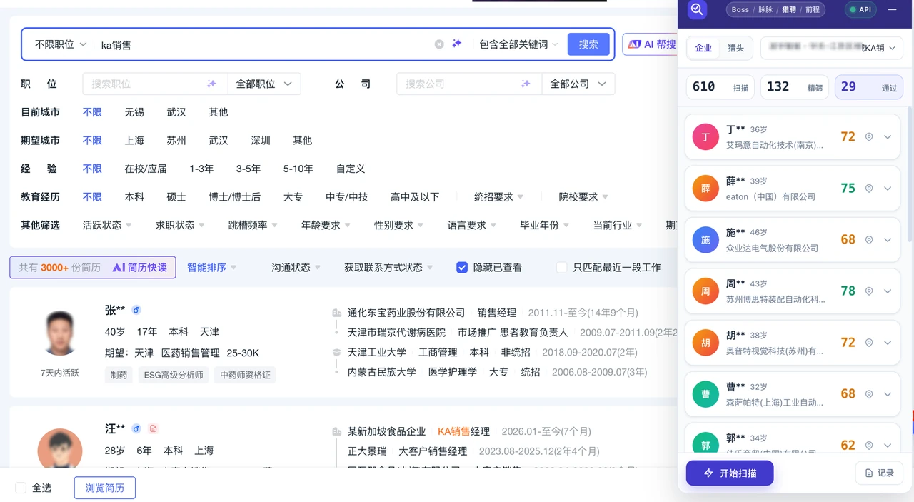 多来源候选人分析